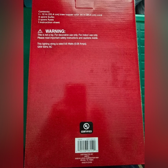 Christmas Tree Angel Topper Ashland 12 in - Picture 3 of 5